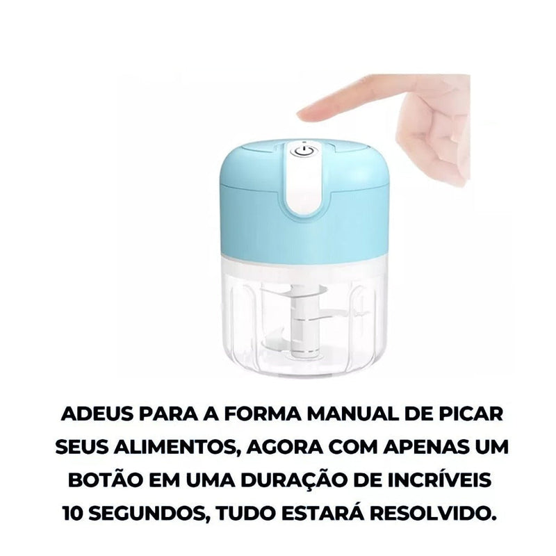 Mini Processador de Alimentos Elétrico - Turbo Hélice