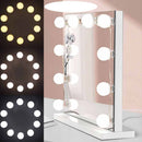 Espelho de maquiagem lâmpadas LED.